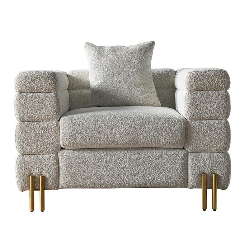 RJS-8110 Nuevo diseño moderno de alta calidad Sofá de tela Boucle Muebles de sala de estar