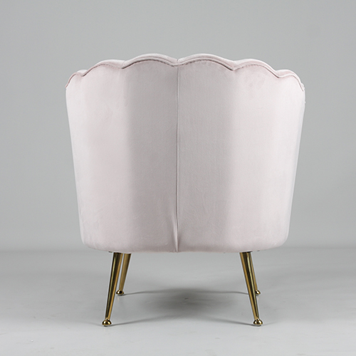 Silla de ocio con forma de flor de tela tapizada RJC-1104